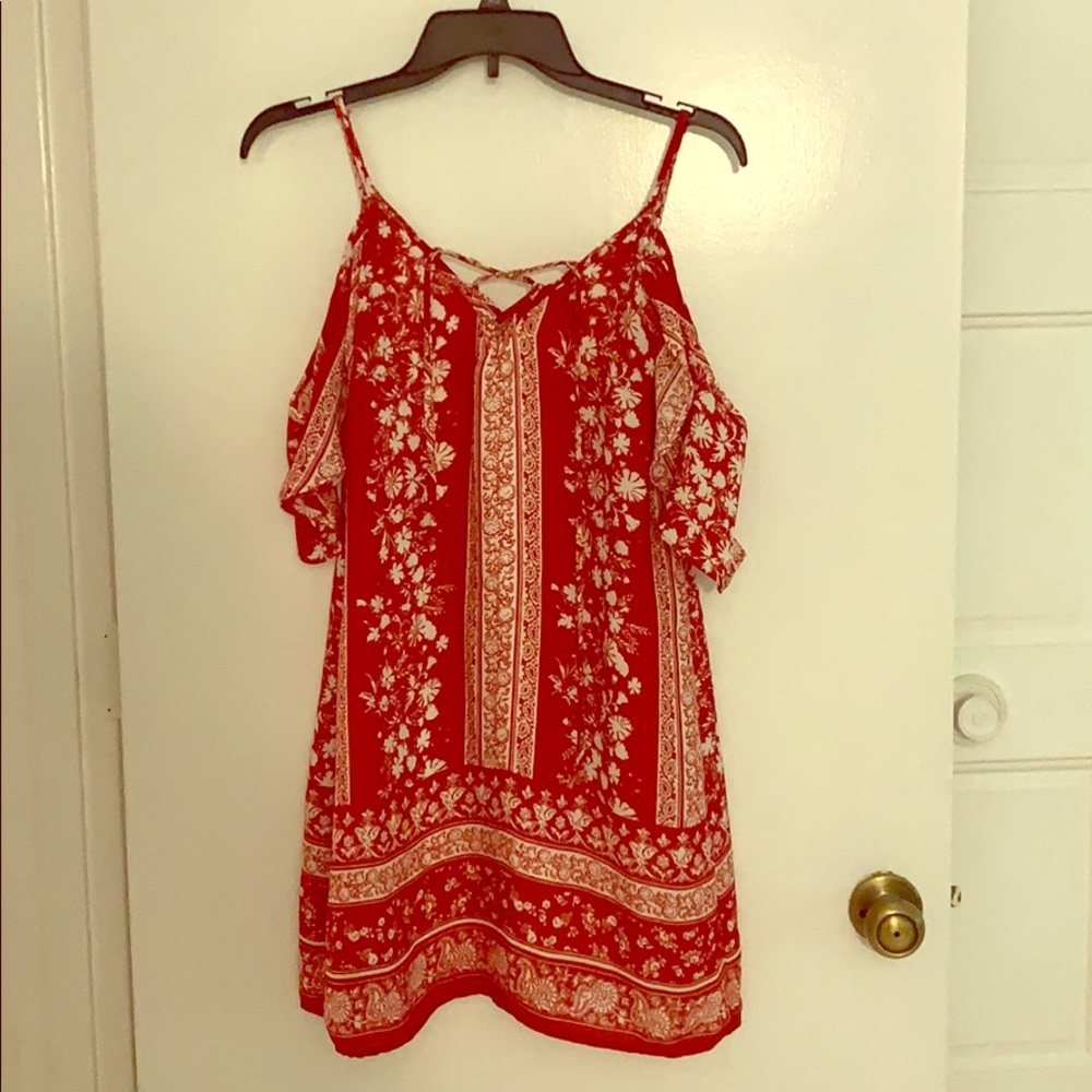 Off the shoulder Printed Dress ❤️
